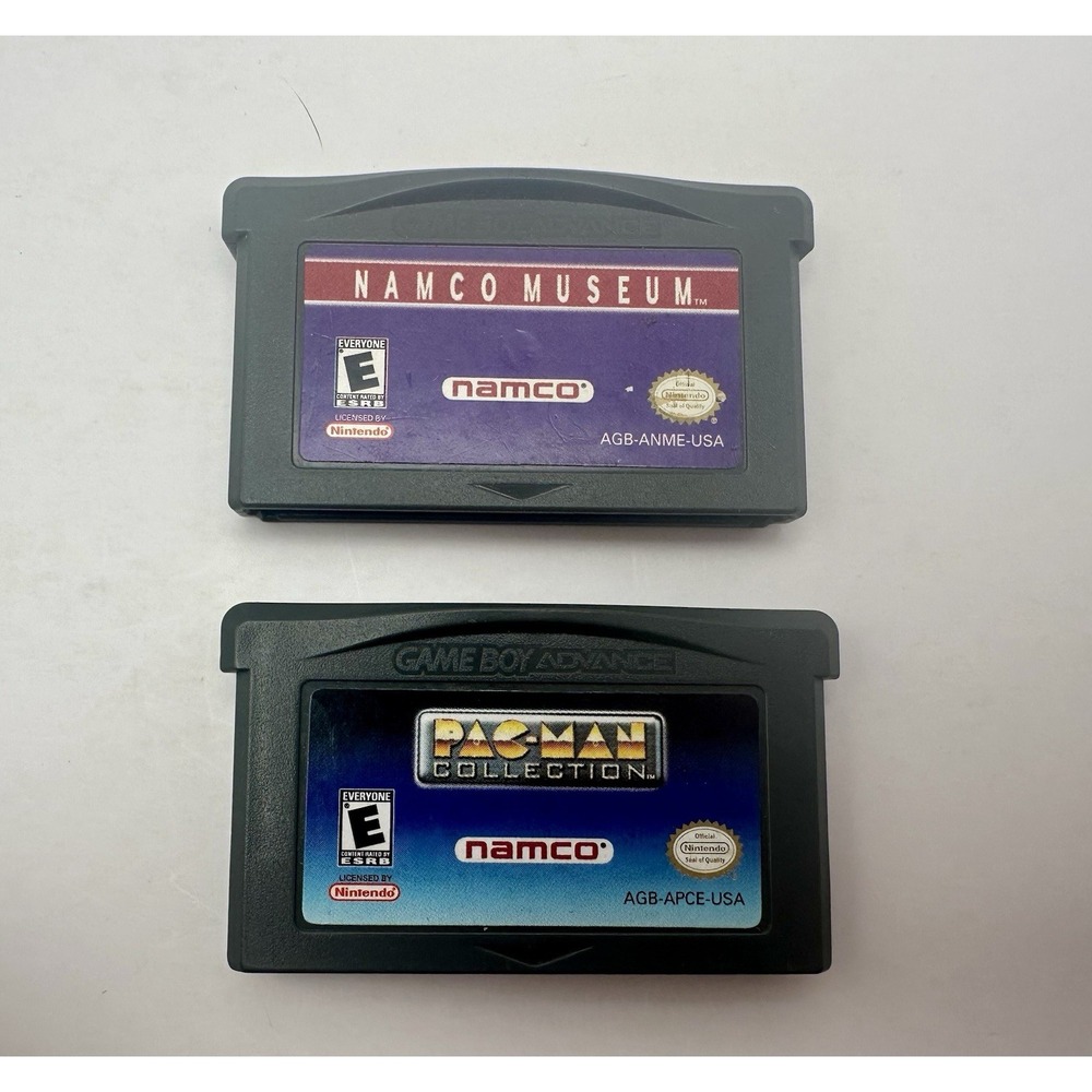 Pac-Man Collection Namco Nintendo Game Boy Advance Games LOT Bundle